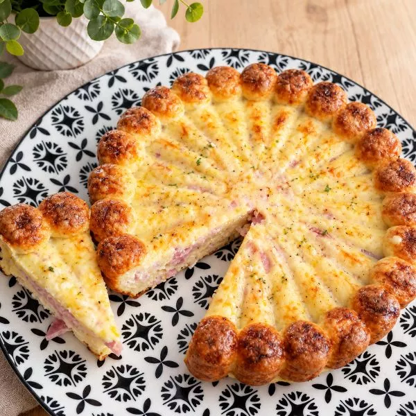 Quiche jambon fromage