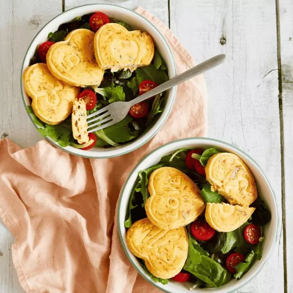 Cœurs moelleux au chèvre et à la tomate