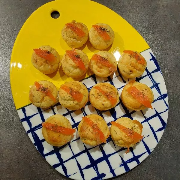 MUFFINS SAUMON-ANETH