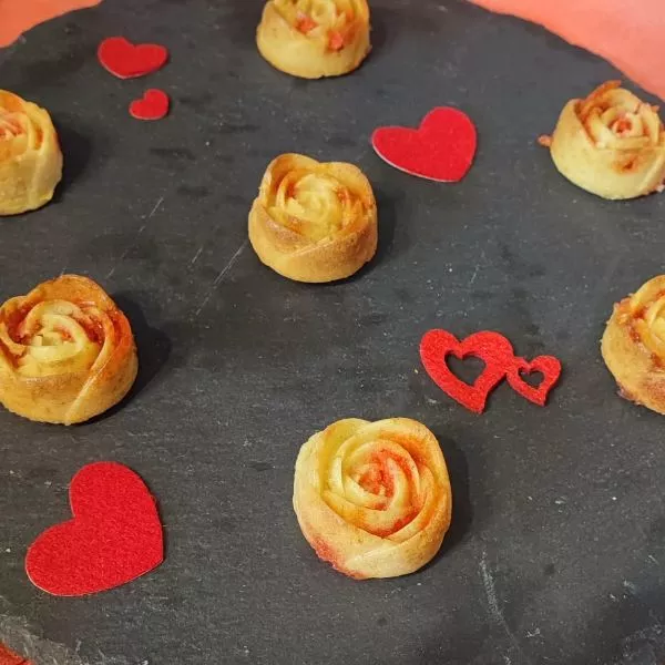 Roses gourmandes aux pralines roses