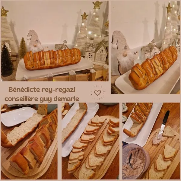 Sa- pain de mie surprise mousse de thon épicée 