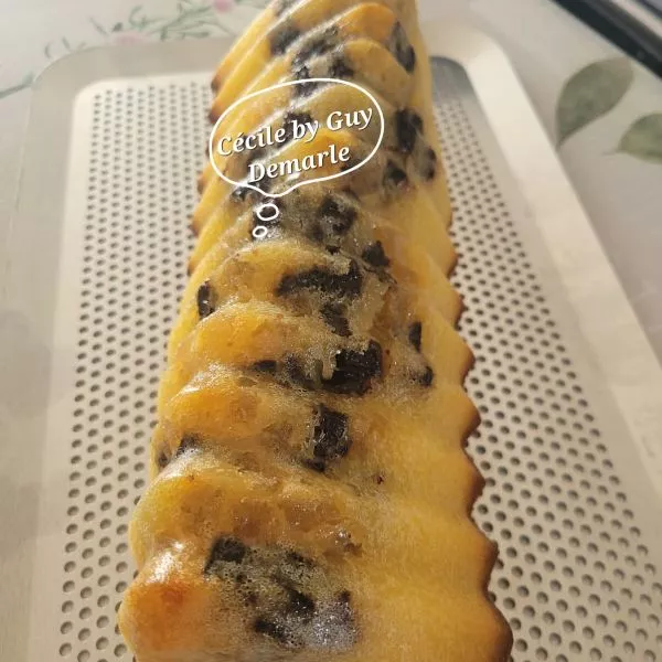 cake citron confit et pépites de chocolat