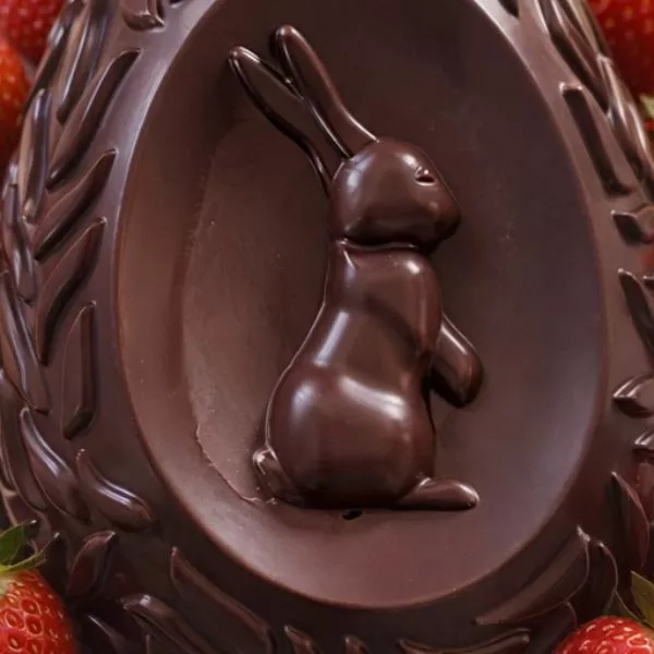 Gateau surprise fraise & chocolat