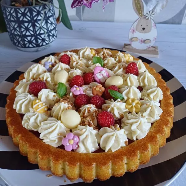 Gâteau renversé de printemps