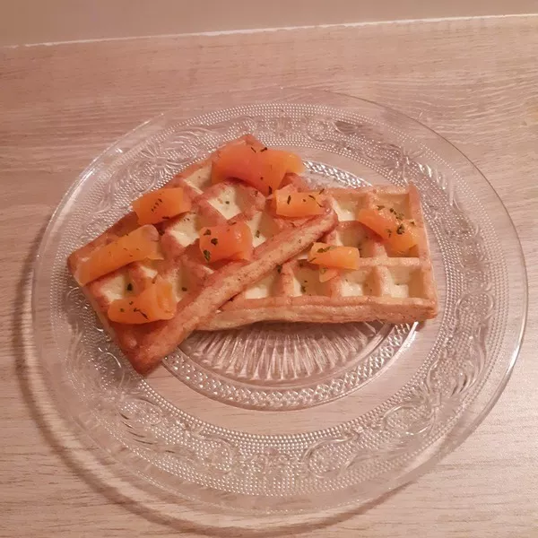 Gaufres aux courgettes