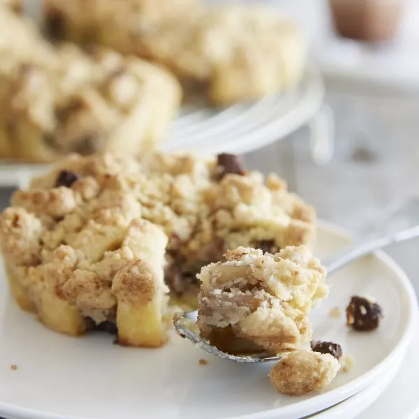 Crumble banane chocolat