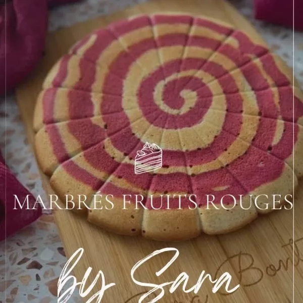 Marbré fruits rouges 