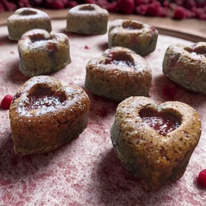 Coeurs Velour Framboises