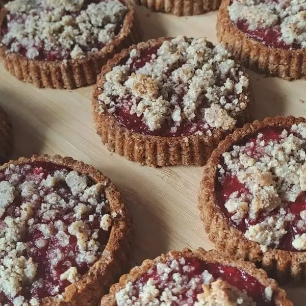 Tartelettes renversées façon crumble