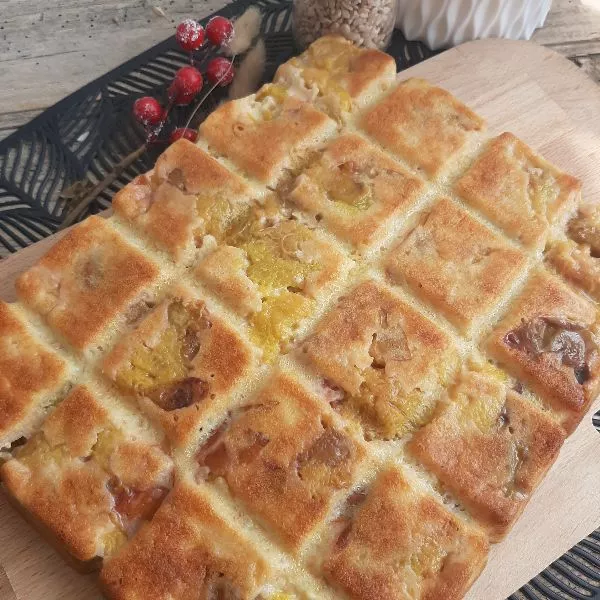 Moelleux mirabelle “Challenge recettes#1 : Cuisinez avec le Moule Cubicube