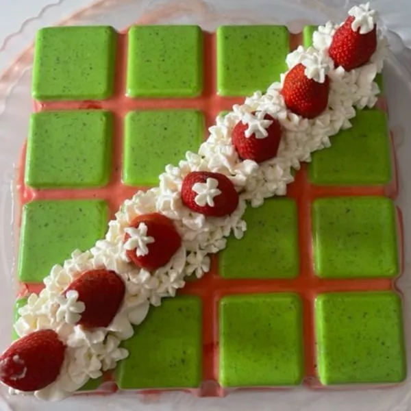 Entremet Pistache Fraise