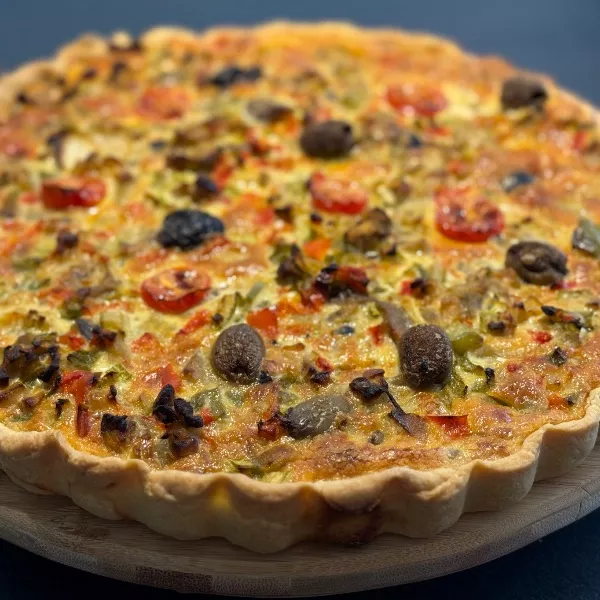 Tarte aux légumes du soleil 