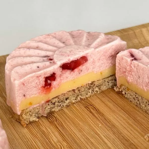 Entremet Fraise et citron