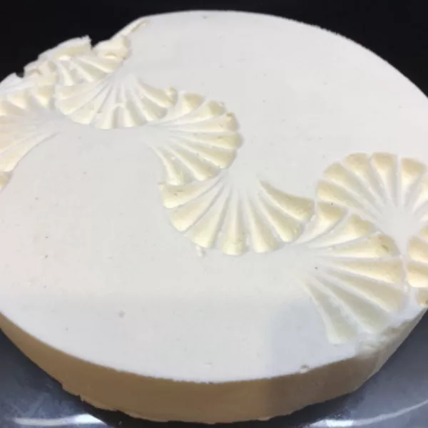 Entremets  rhubarbe -fraise