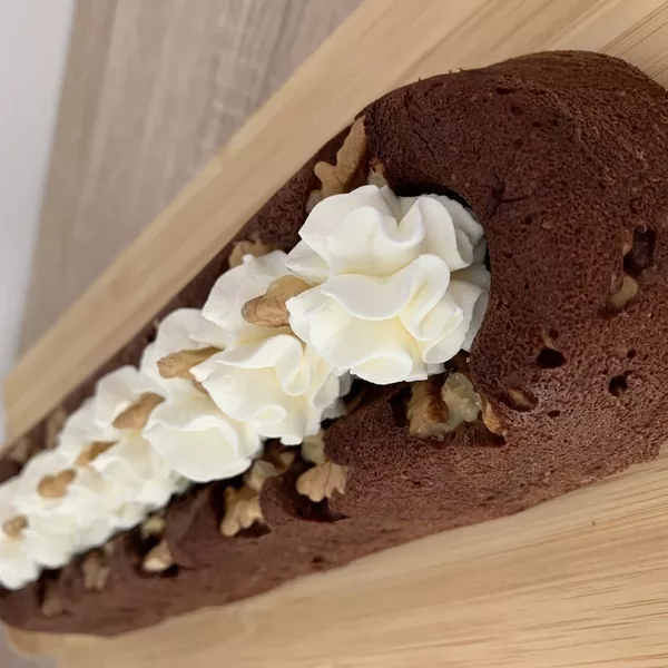 Gâteau au chocolat et aux noix