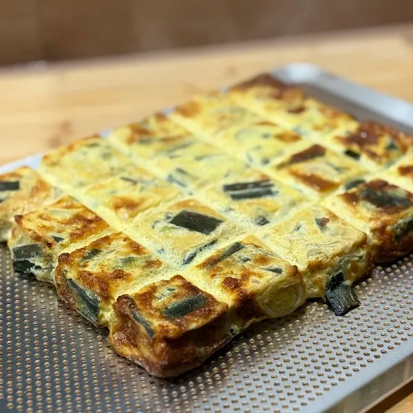 Flan poireaux/jambon
