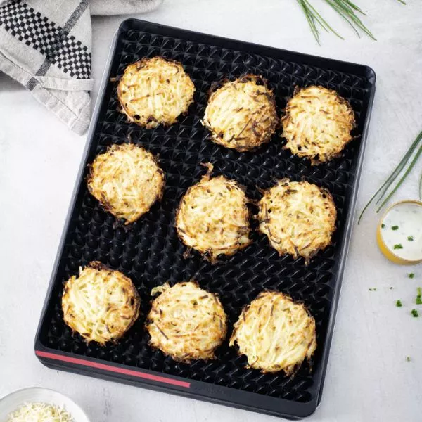 Galettes de pommes de terre au comté