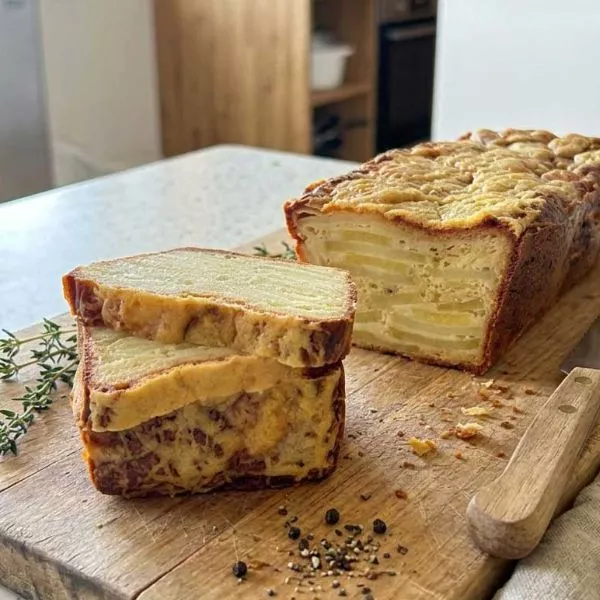 Cake invisible pommes de terre comté