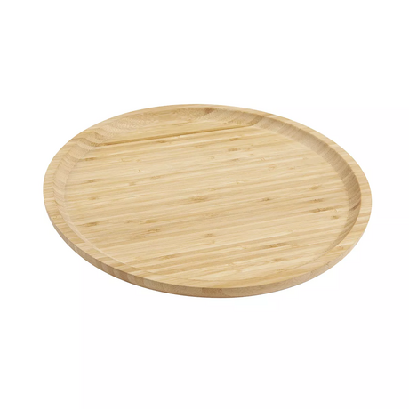 Plateau en bambou rond
