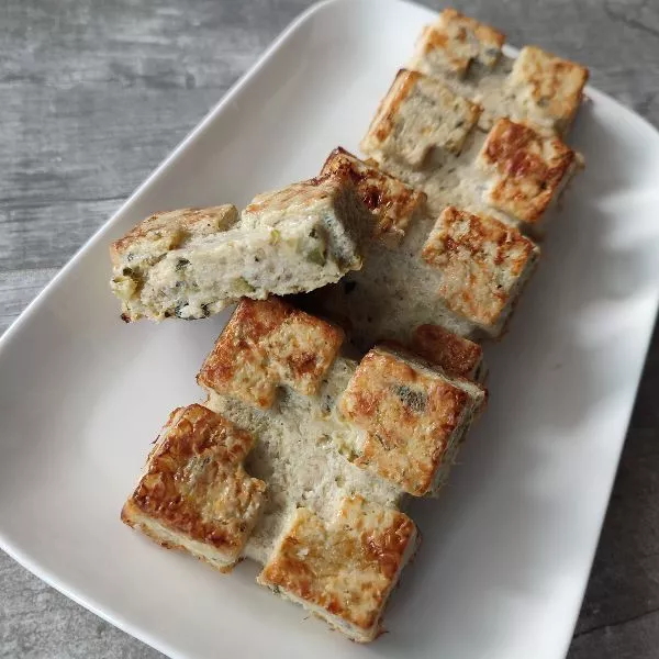 Carrés gourmands courgette/thon
