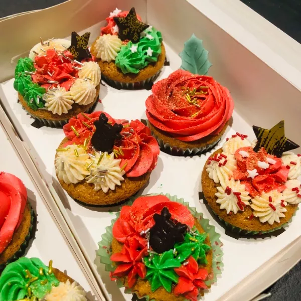 Cupcakes de Noël ultra moelleux