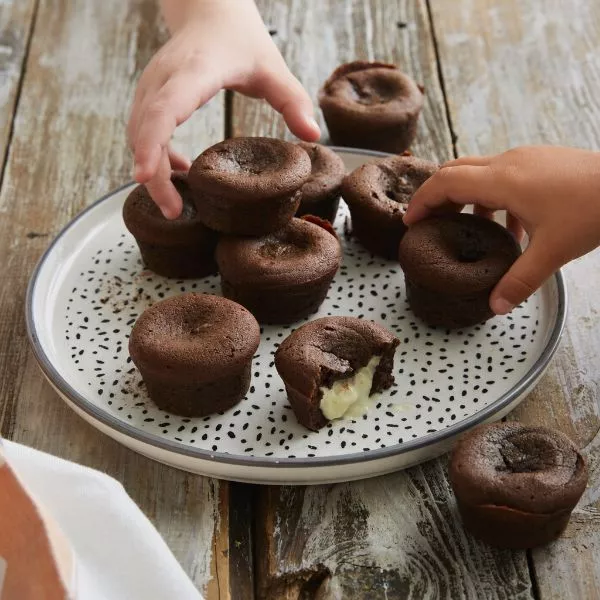 Muffins ensorcelés au cœur coulant