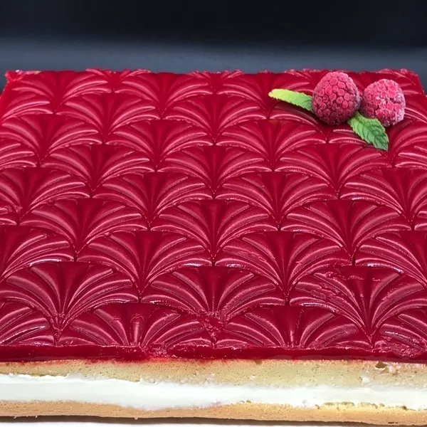 Génoise à la framboise 