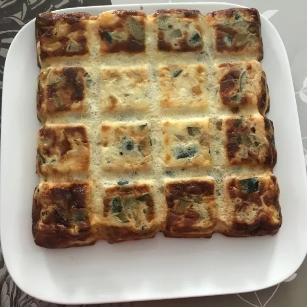Flan courgettes poivron au cumin