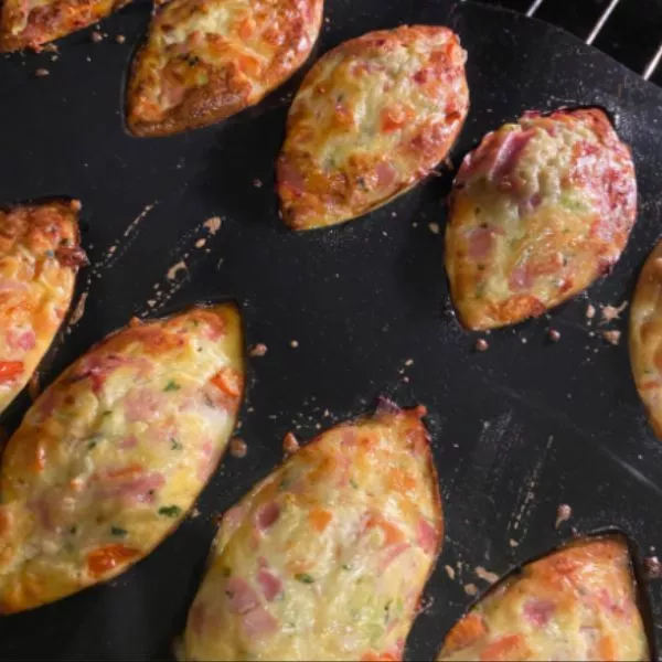 Quiche sans pâte jambon-fromage