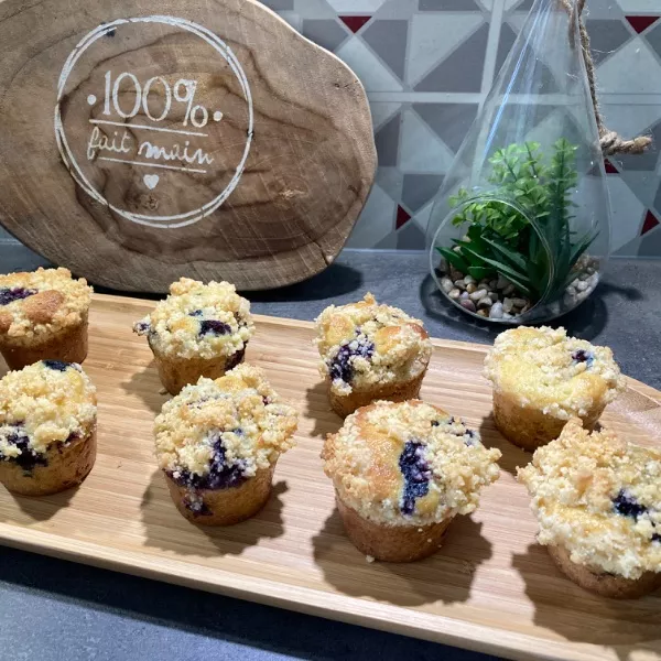 Mini Muffins aux myrtilles