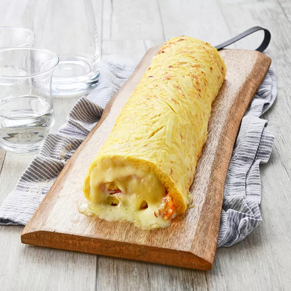 Tartiflette roulée au jambon