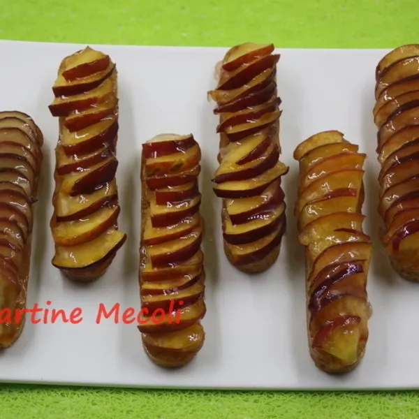 Lounges façon tartelettes aux pêches