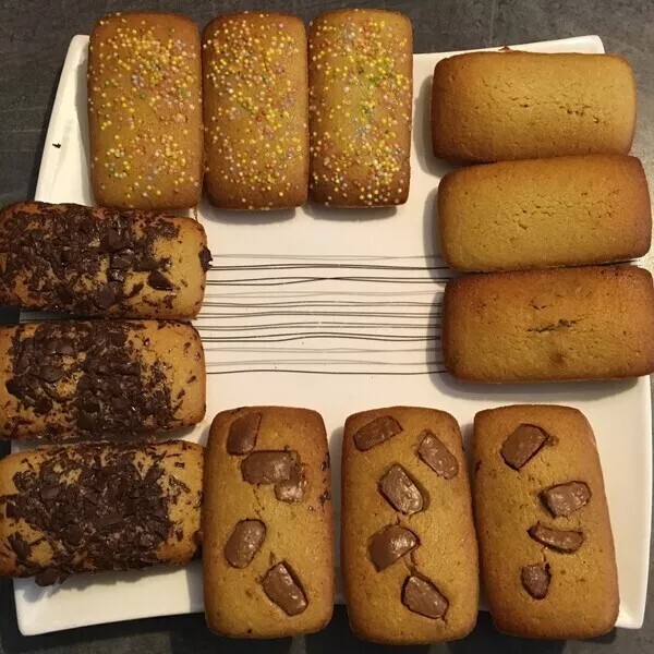 Financiers légers au thé matcha