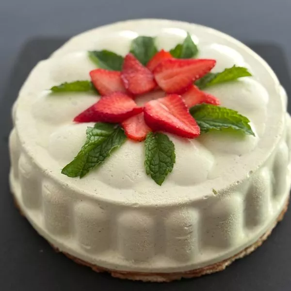 Entermet pistache et fruits rouges 