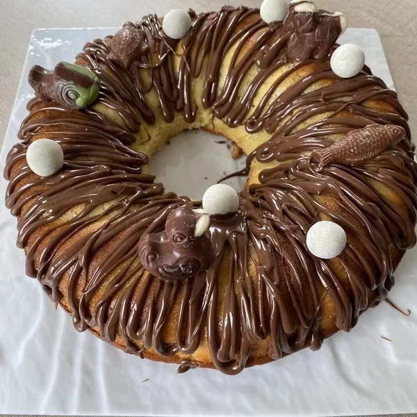  Gâteau au yaourt aux allures de Pâques 😀