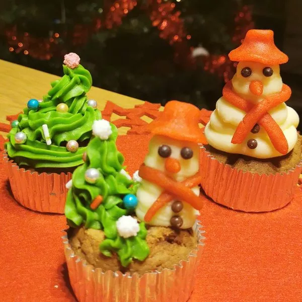 Cupcakes de Noël 