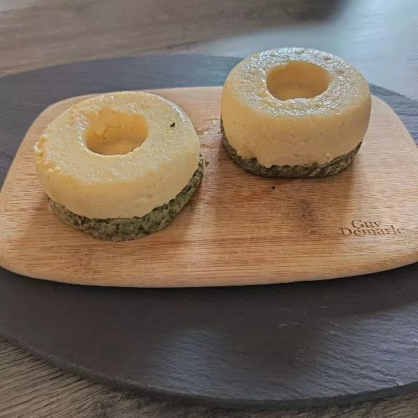Savarins épinards polenta de Flo