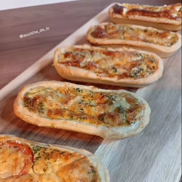 Long quiche legumes