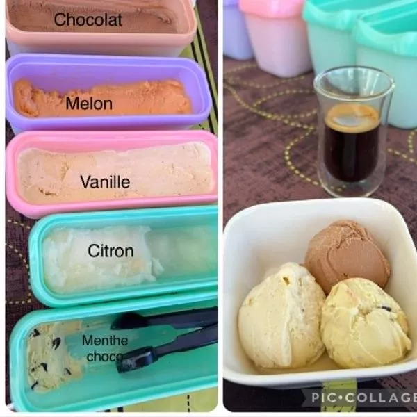 Glace menthe chocolat