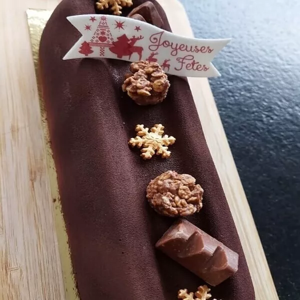 Bûche savarin au chocolat