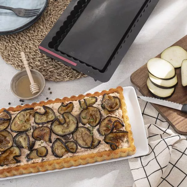 Tarte renversée aubergine & miel
