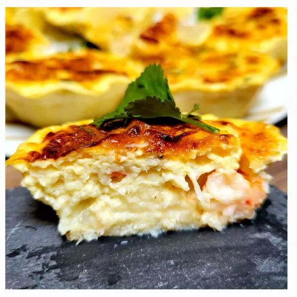  Clafoutis de la mer (crabe et crevettes)