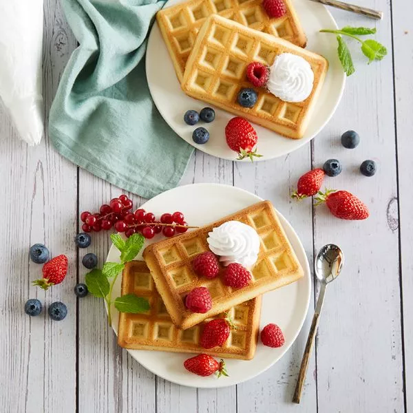 Gaufres aux fruits rouges