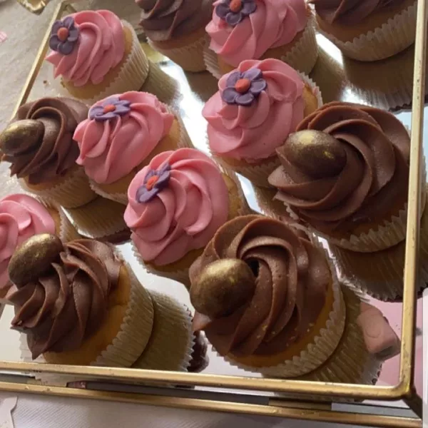 Cupcakes chocolat/fraise