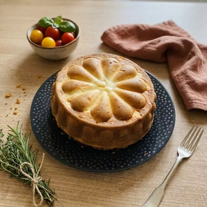 Cake Poulet Feta et Tomates provençales