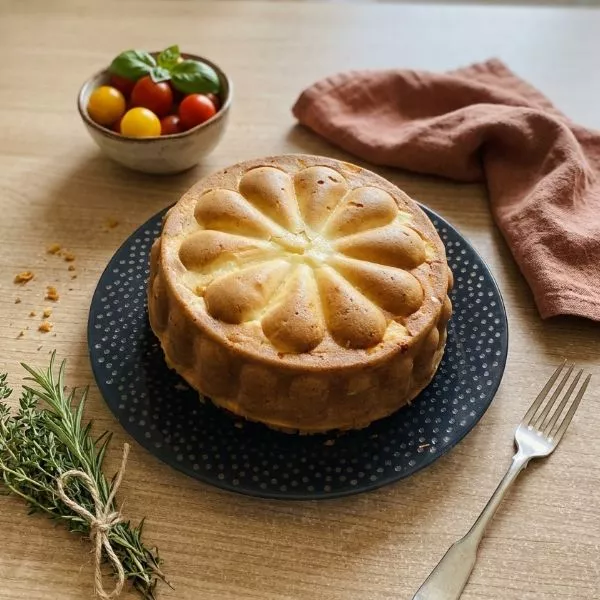 Cake Poulet Feta et Tomates provençales
