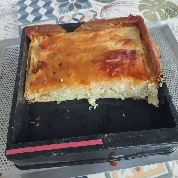 KOLOKITHOPITA Feuilleté filo courgettes