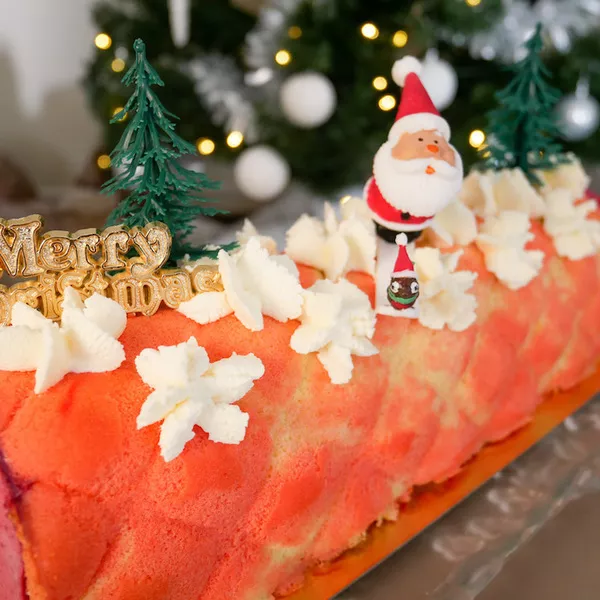 Bûche à la framboise