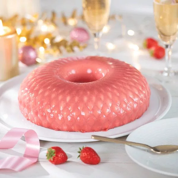 Entremets champagne fraise