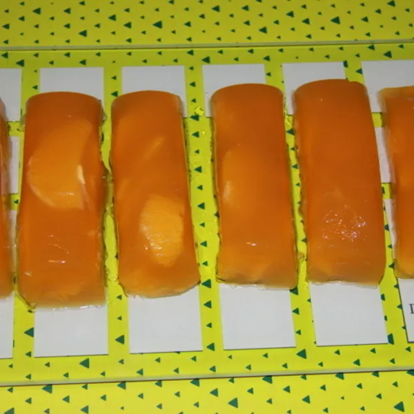 Bûchettes à l'orange